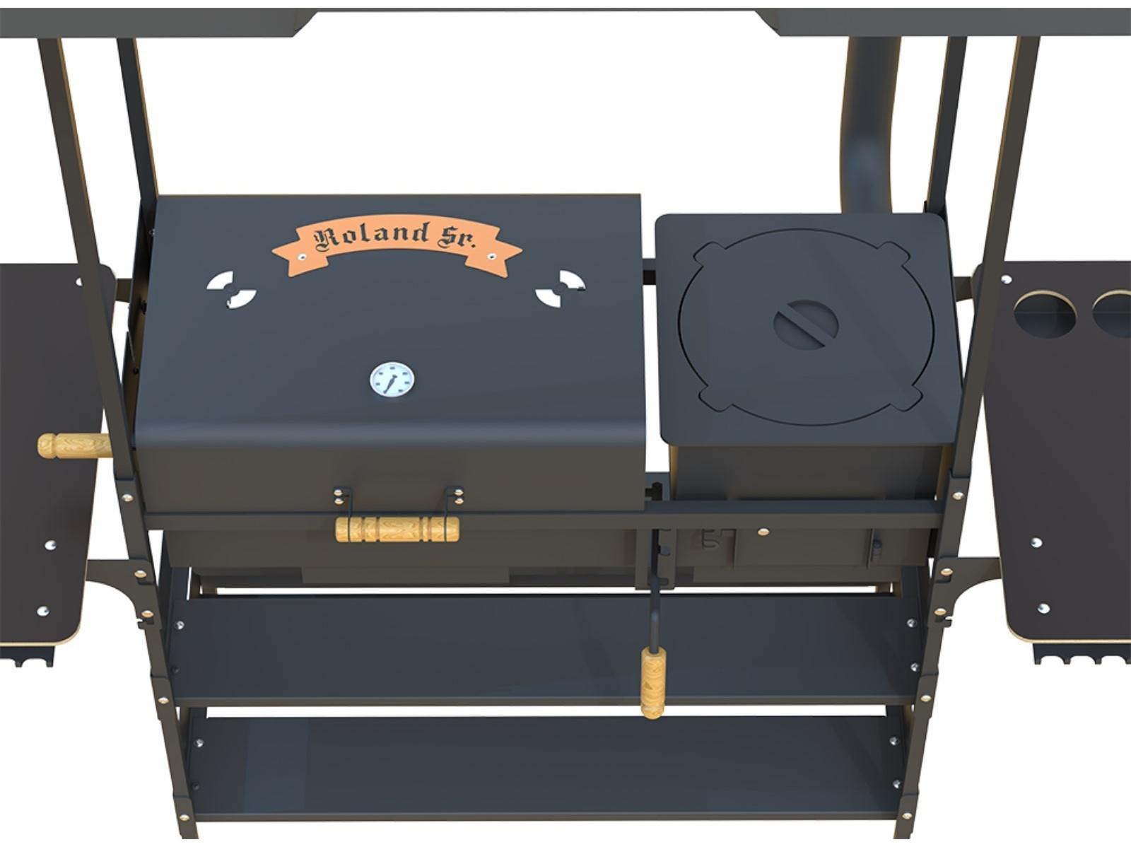 Мангал-Гриль-Казан ROLAND Sr, 182×103×214 см