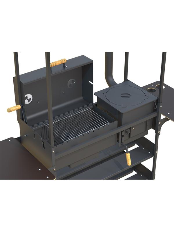 Мангал-Гриль-Казан ROLAND Sr, 182×103×214 см