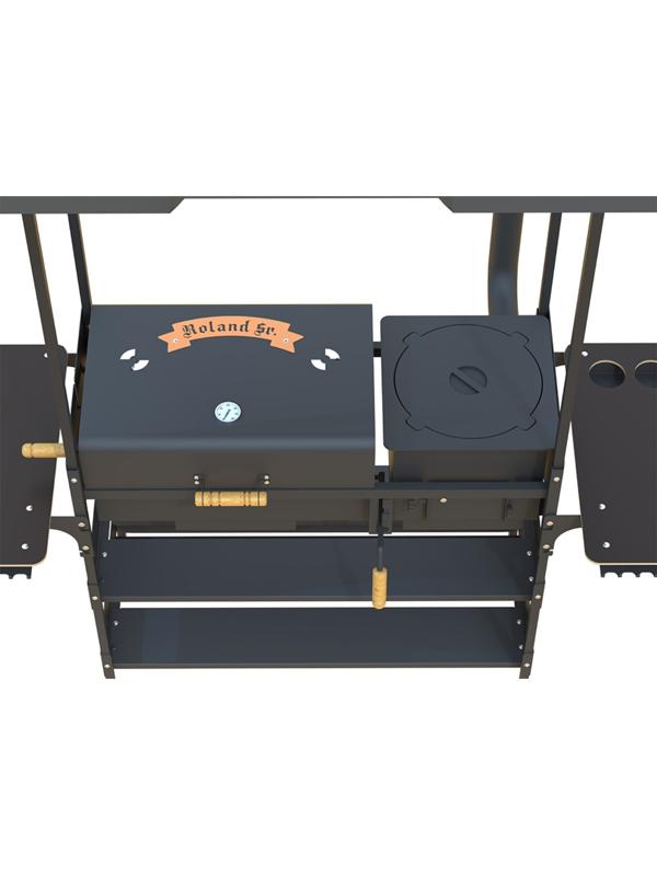 Мангал-Гриль-Казан ROLAND Sr, 182×103×214 см