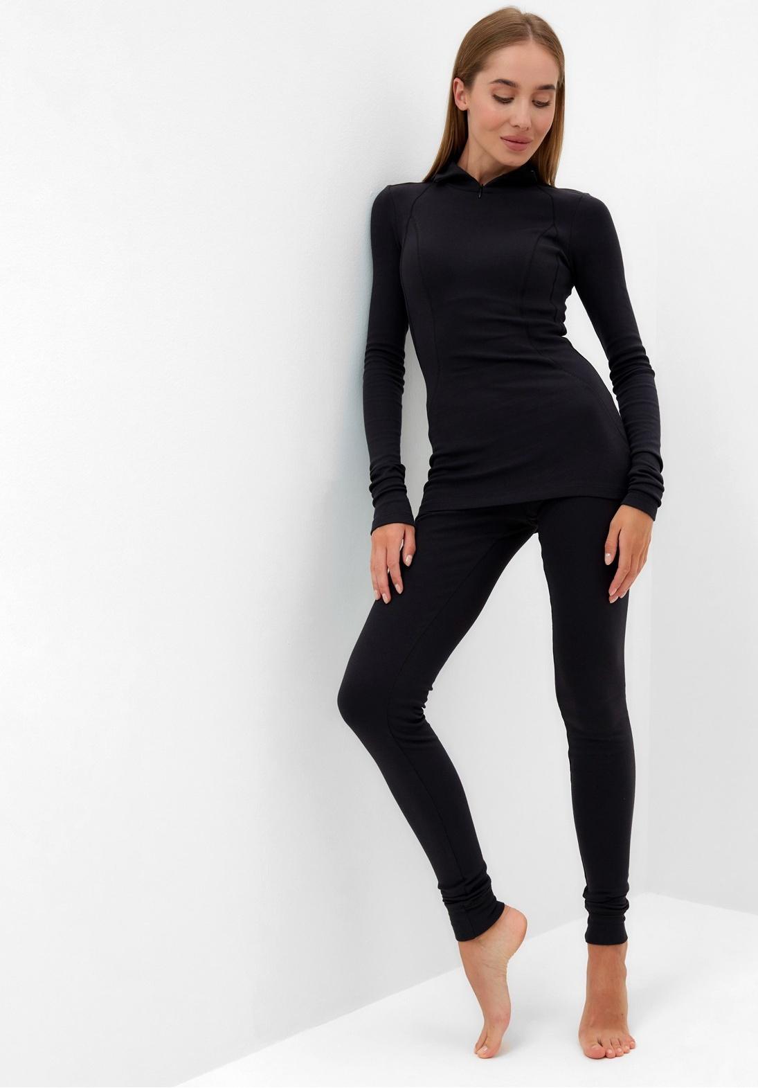 Термобельё женское (лонгслив, лосины) MINAKU цвет графит, размер 44