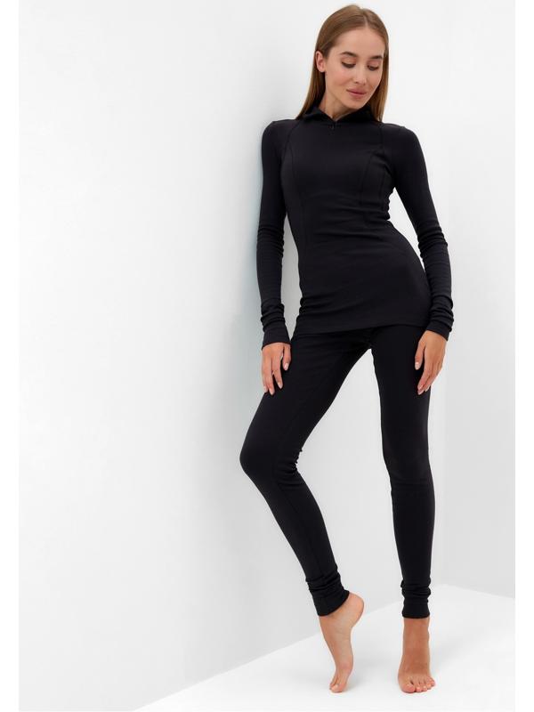 Термобельё женское (лонгслив, лосины) MINAKU цвет графит, размер 44