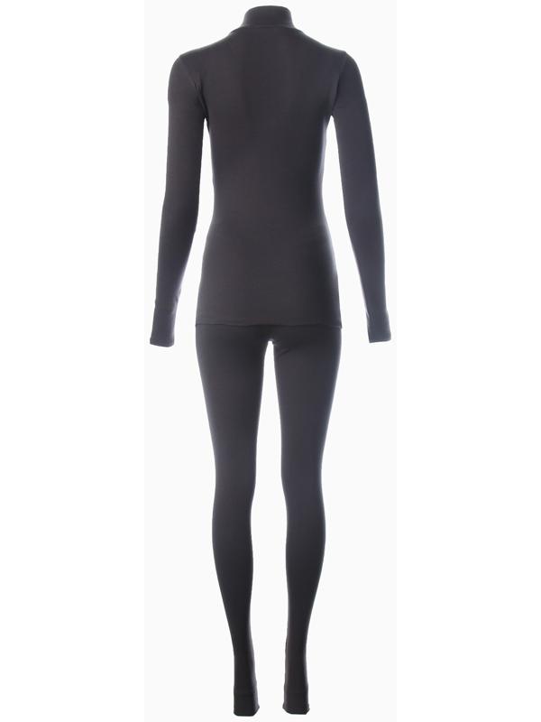 Термобельё женское (лонгслив, лосины) MINAKU цвет графит, размер 44