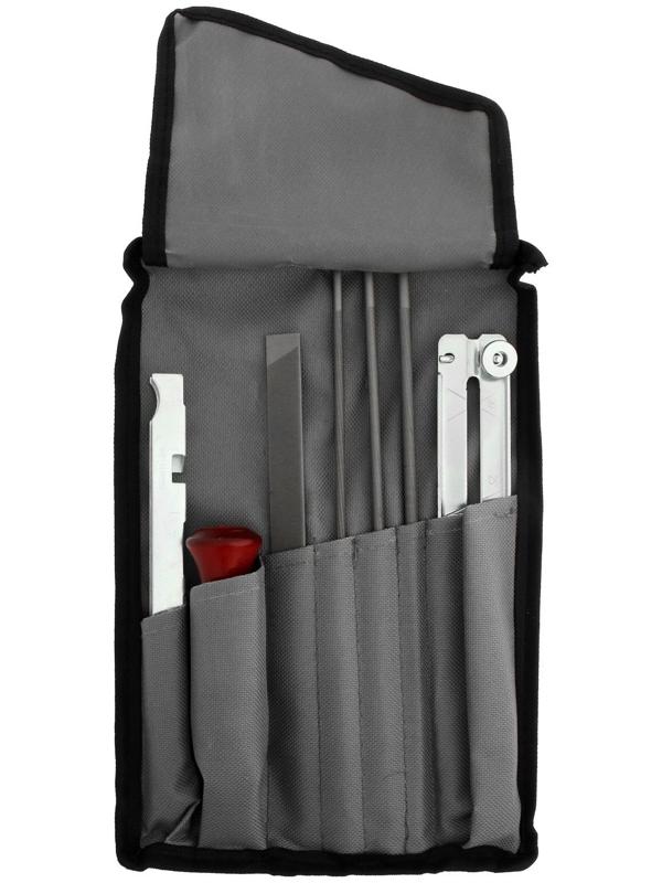 Набор для заточки цепей пил ТУНДРА, сталь ШХ15, шаг 1/4-0.325-3/8