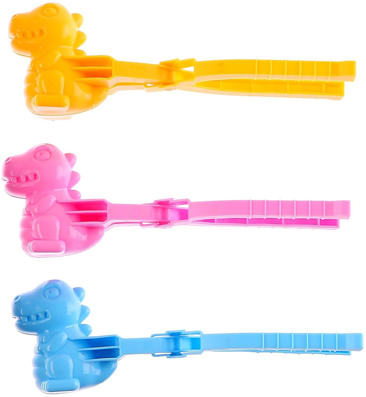 Снежколеп «Динозаврик», цвета МИКС