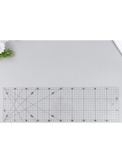 Линейка для пэчворка пластик 15х50 см