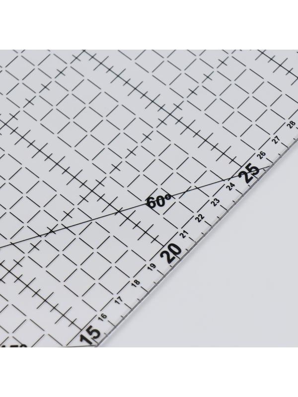 Линейка для пэчворка пластик 15х50 см