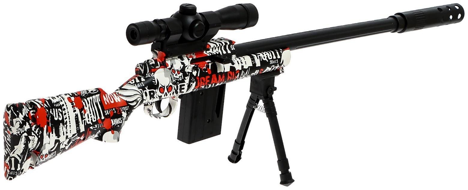 Снайперская винтовка М24, стреляет гелевыми пулями