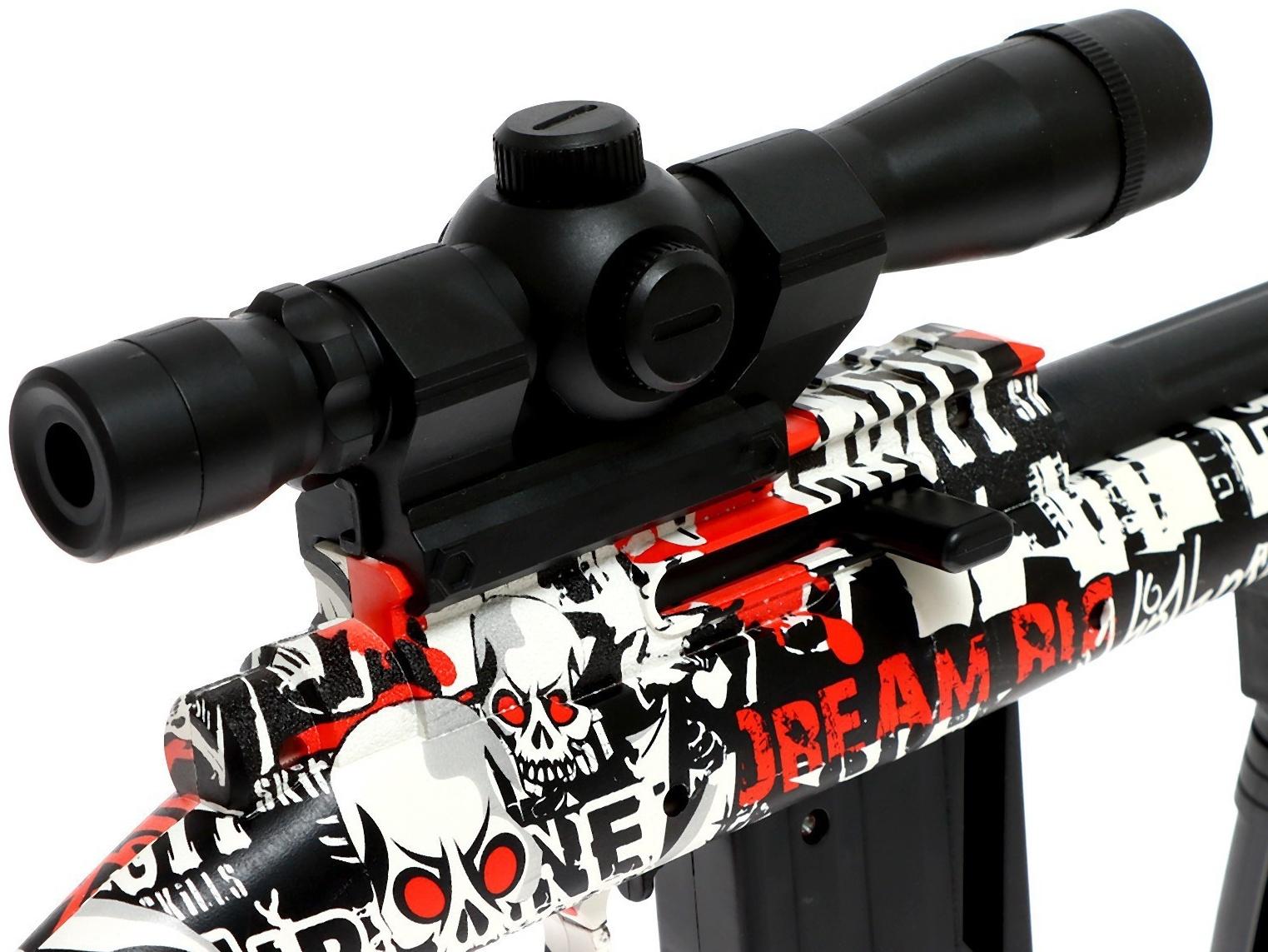 Снайперская винтовка М24, стреляет гелевыми пулями