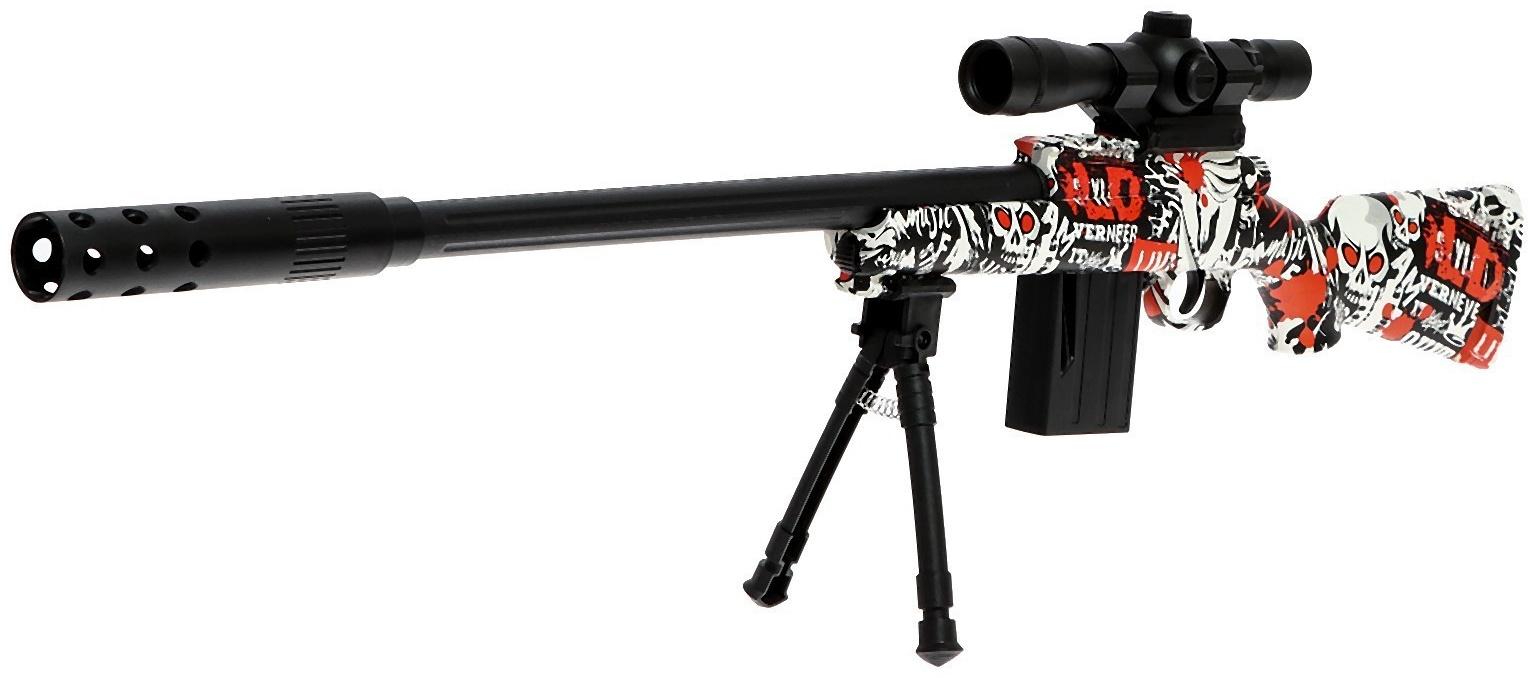 Снайперская винтовка М24, стреляет гелевыми пулями