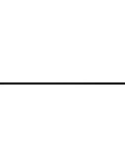 Металлический бордюр Cersanit Metallic черный 1x60