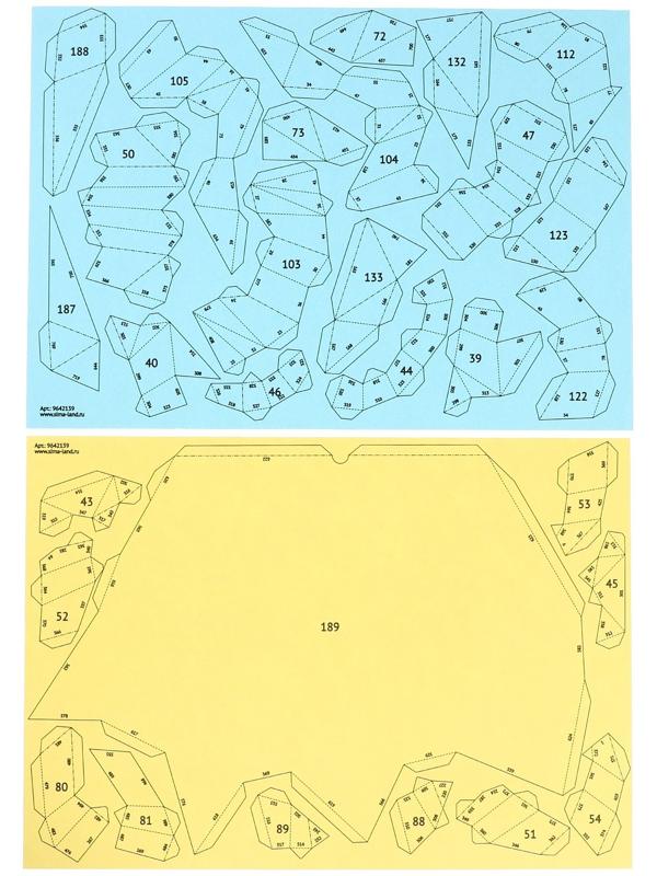 Конструктор полигональный «Дракон», 190 деталей