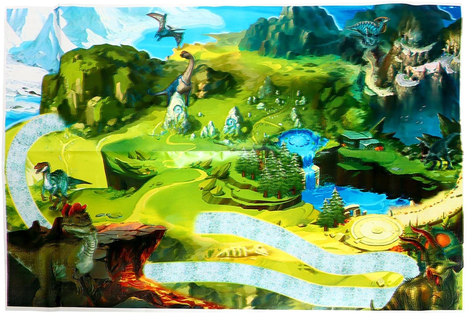 Автотрек «Динозавр», звуковые эффекты, эффект дыма