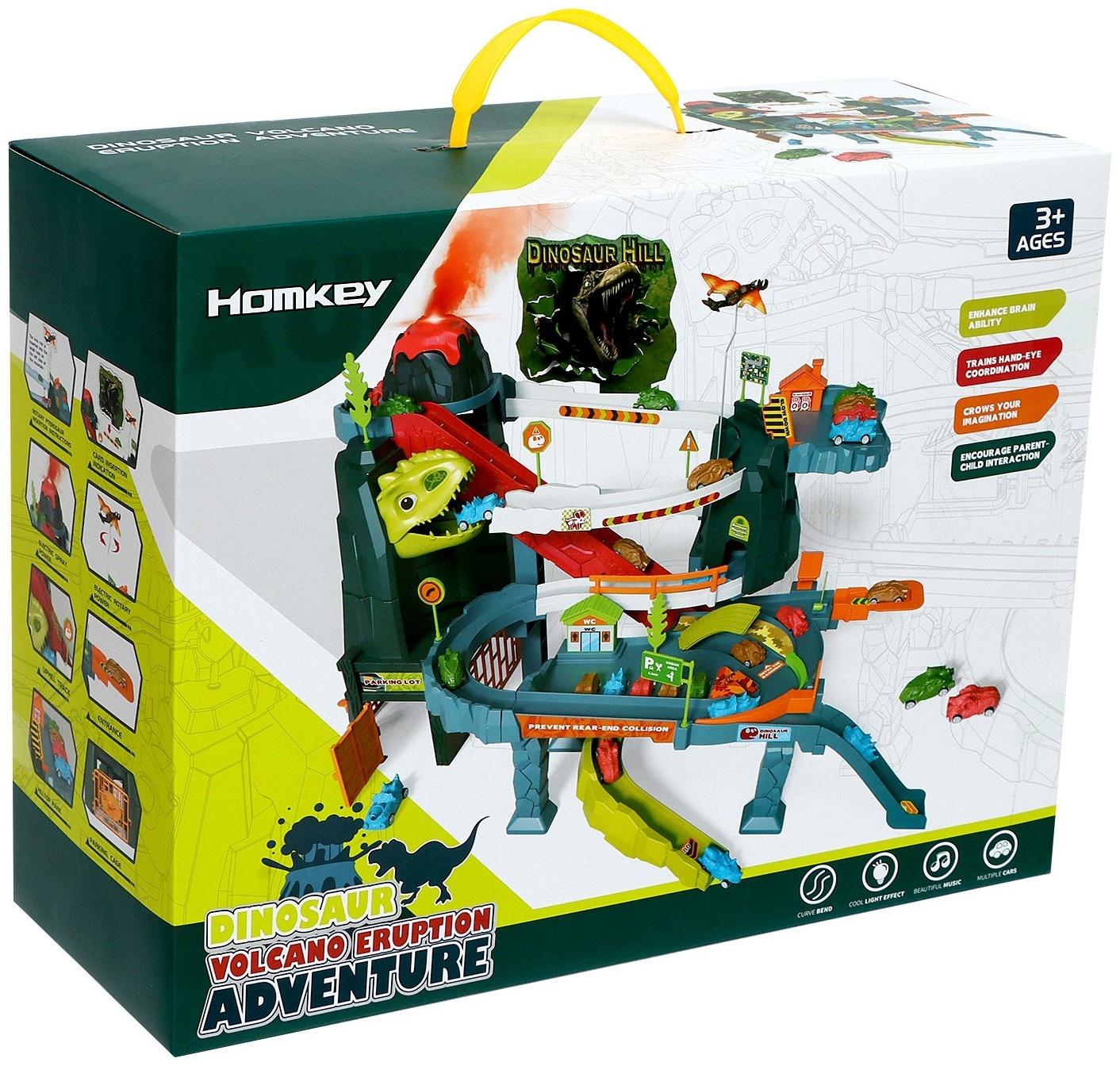 Автотрек «Динозавр», звуковые эффекты, эффект дыма