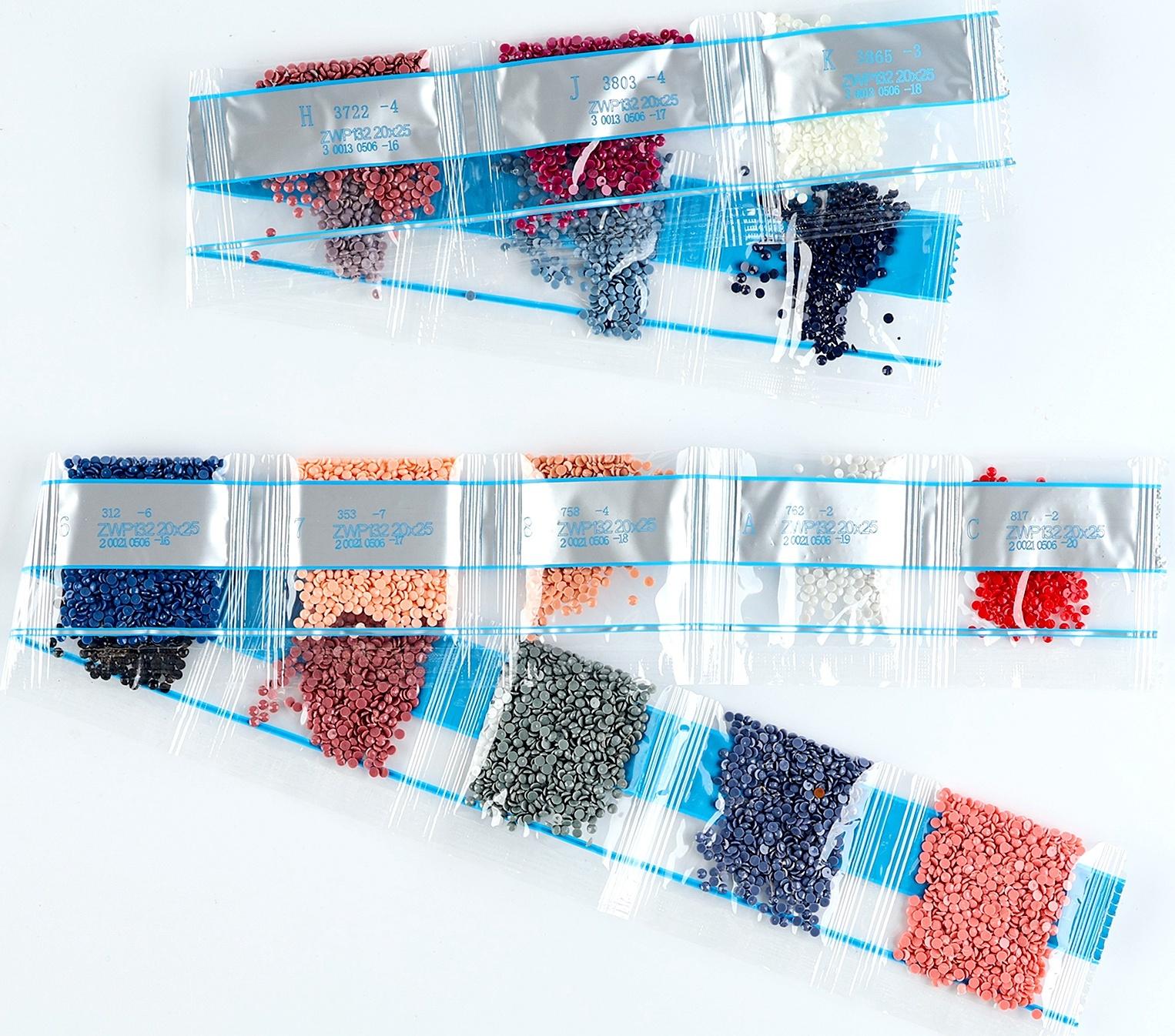 Алмазная мозаика на новый год с частичным заполнением для детей «Снежный шар», 20 х 25 см, набор для творчества