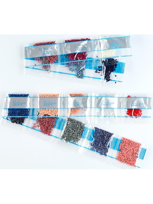 Алмазная мозаика на новый год с частичным заполнением для детей «Снежный шар», 20 х 25 см, набор для творчества