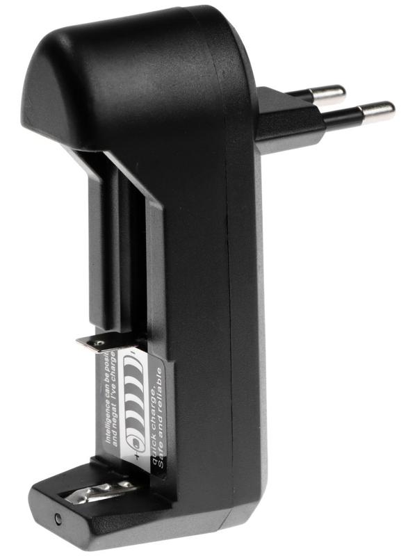 Зарядное устройство Luazon LZZ-07, аккумулятора АА или ААА, ток заряда 500 мА, чёрное