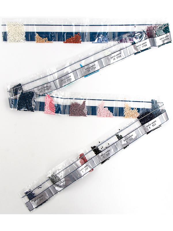 Алмазная вышивка с частичным заполнением на холсте «Девочка и дракон», 30 х 40 см