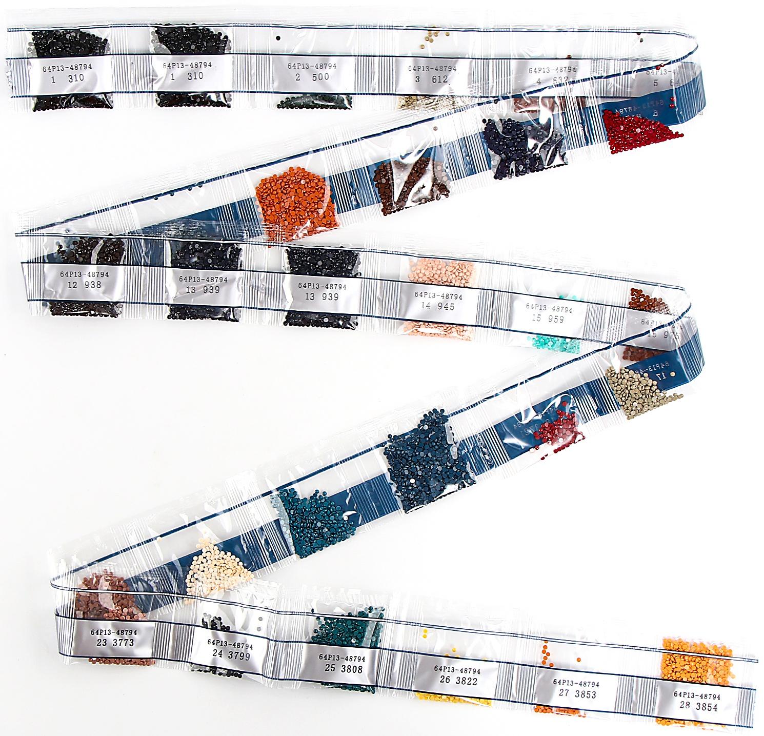 Алмазная мозаика на новый год с частичным заполнением на холсте «Сказка», 30 х 40 см, набор для творчества