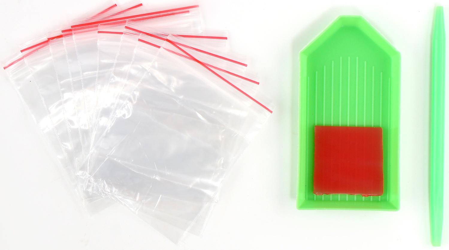 Алмазная мозаика на новый год с частичным заполнением на холсте «Снеговик», 30 х 40 см, набор для творчества