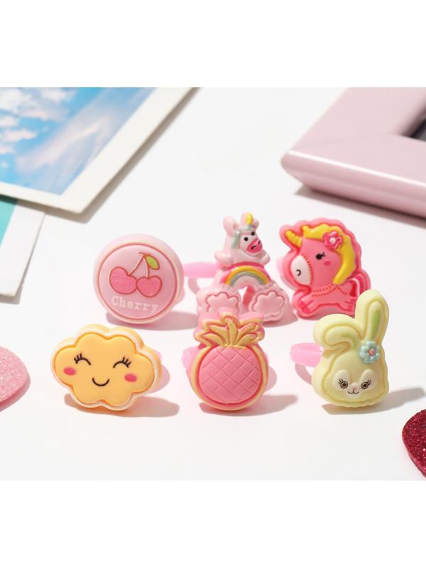 Кольцо детское Выбражулька «Воображариум», форма МИКС, цветное, безразмерное