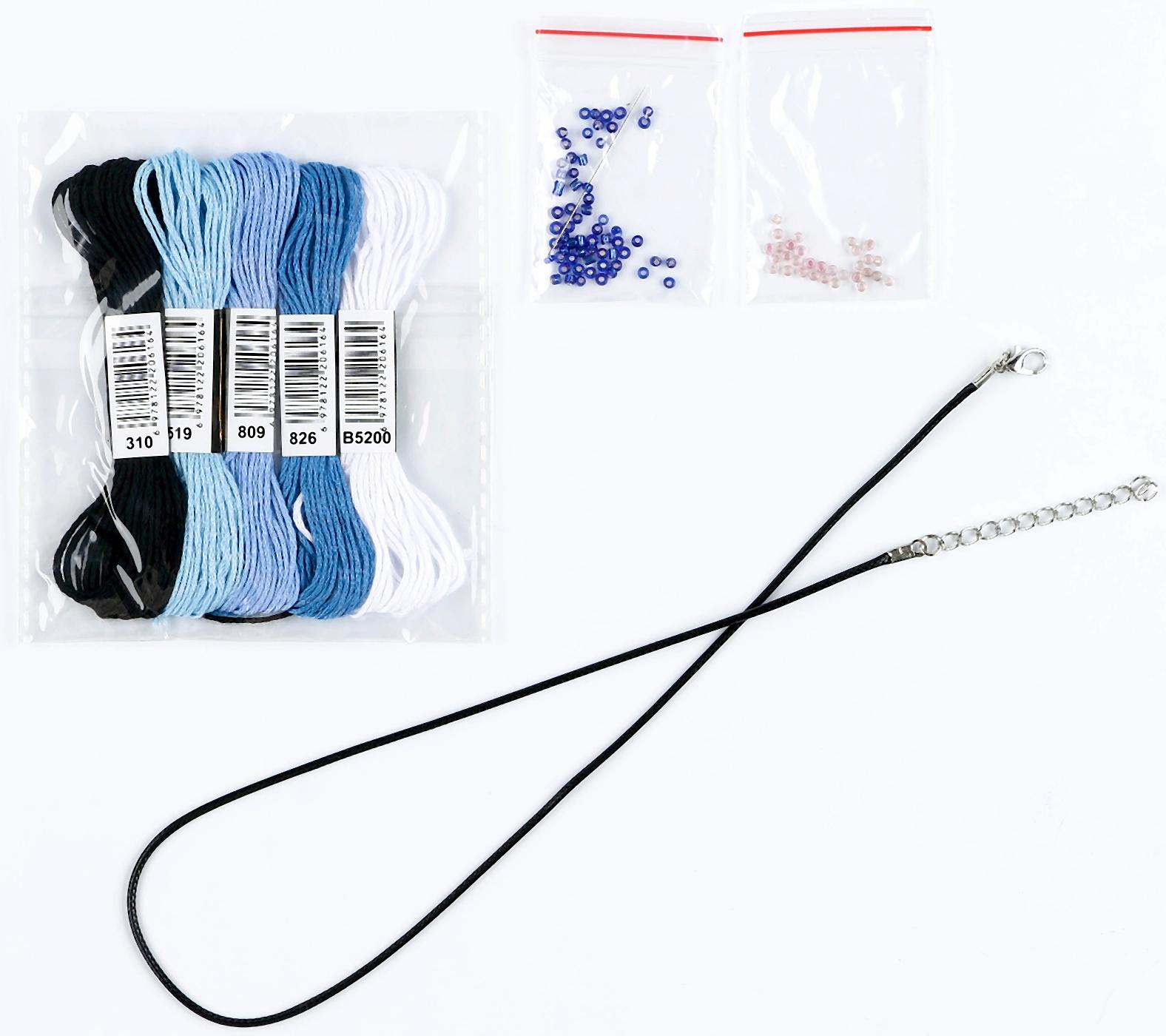 Набор для творчества. Вышивка кулон «Песнь кита»