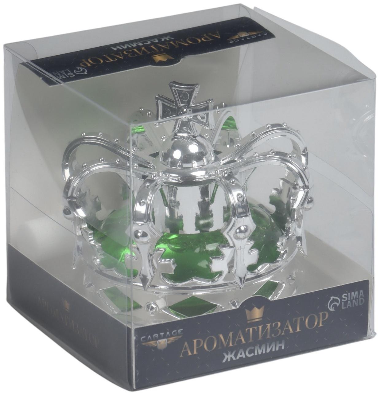 Ароматизатор в машину на панель, Корона, благоухающий жасмин