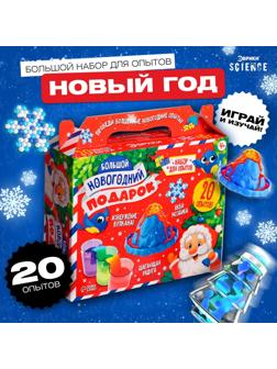 Подарочный набор. Детские опыты «Большой новогодний подарок», для детей