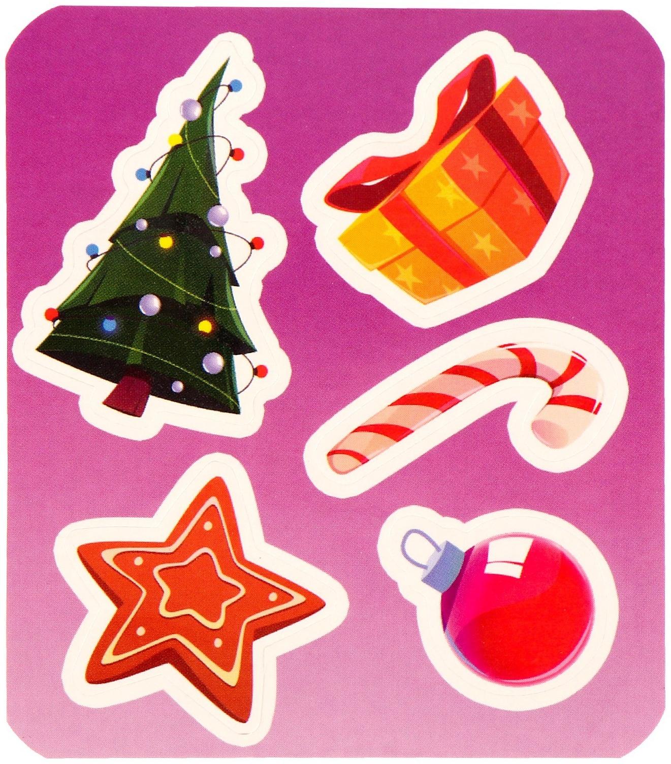 Игрушка-сюрприз «Новогодний Мяк-жмяк», мялка, наклейки