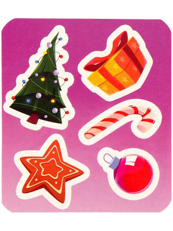 Игрушка-сюрприз «Новогодний Мяк-жмяк», мялка, наклейки