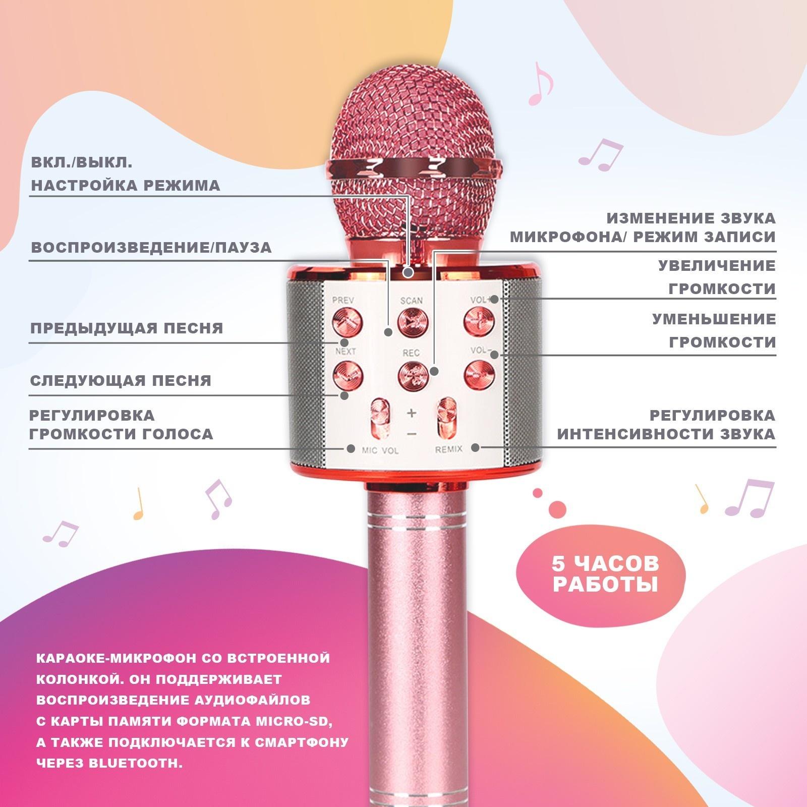 Игровой набор «Зайчик»: микрофон, наушники с ушками