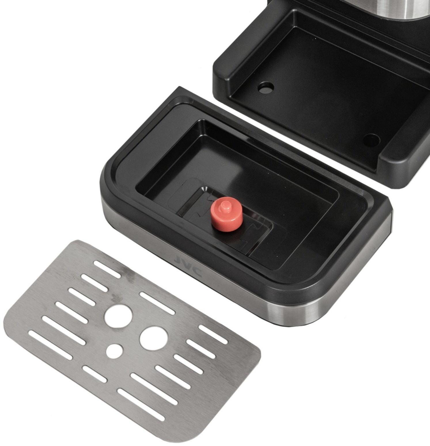 Кофеварка JVC JK-CF33 , рожковая, 1050 Вт, 1.5 л , чёрный