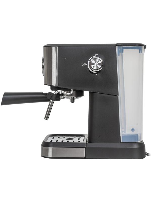 Кофеварка JVC JK-CF33 , рожковая, 1050 Вт, 1.5 л , чёрный