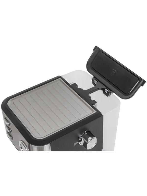 Кофеварка JVC JK-CF33 , рожковая, 1050 Вт, 1.5 л , чёрный