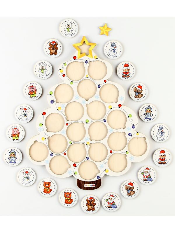 Обучающая игра «Новогоднее мемо: Весёлые картинки», 20 фишек