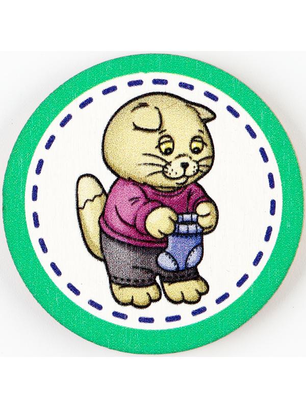 Обучающая игра «Новогоднее мемо: Забавные коты», 20 фишек