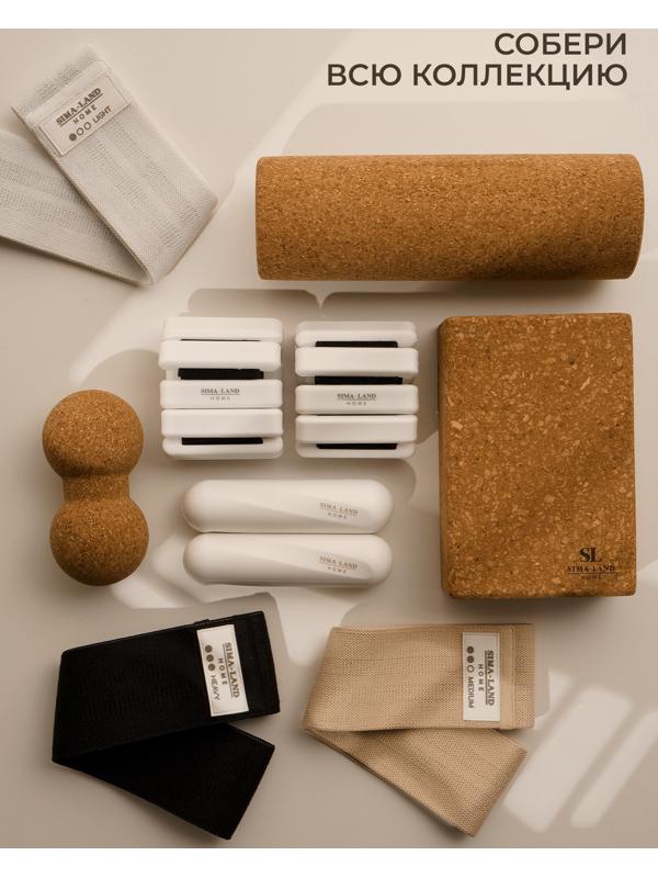 Ролик для йоги Sima-Land Home, 30х10 см, пробка