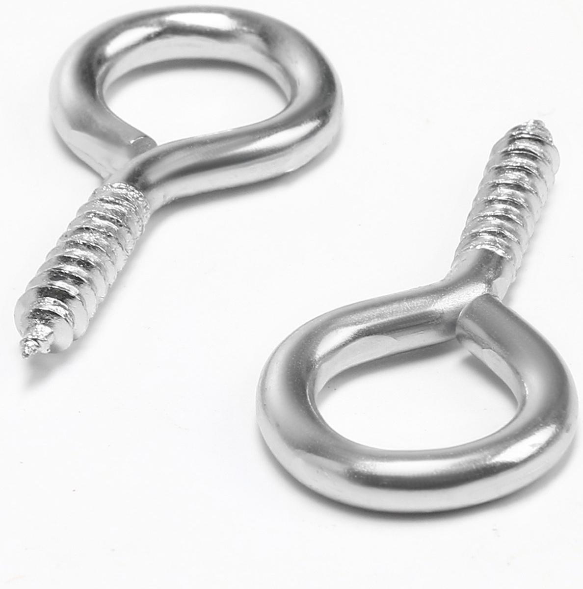 Шуруп-кольцо ТУНДРА, для строительных лесов, оцинкованный, 3,7х40 мм, 10 шт