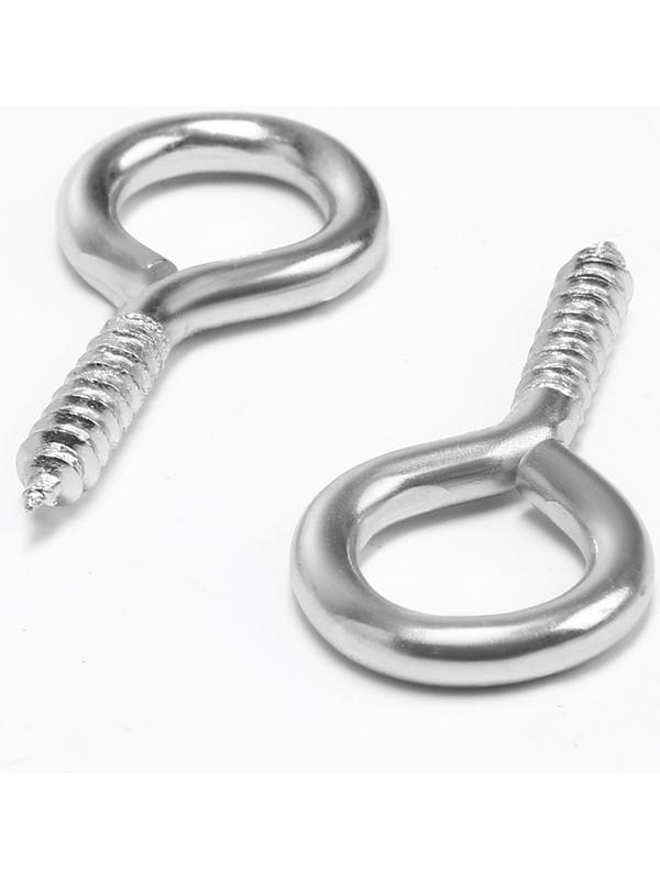 Шуруп-кольцо ТУНДРА, для строительных лесов, оцинкованный, 3,7х40 мм, 10 шт