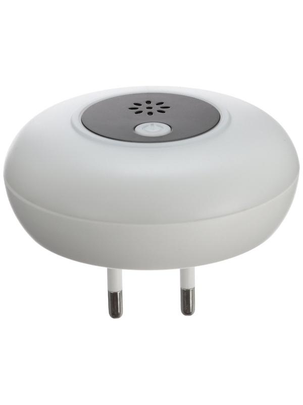 Отпугиватель насекомых и грызунов LRI-51, ультразвуковой, 30 м², ночник, 220 В, белый