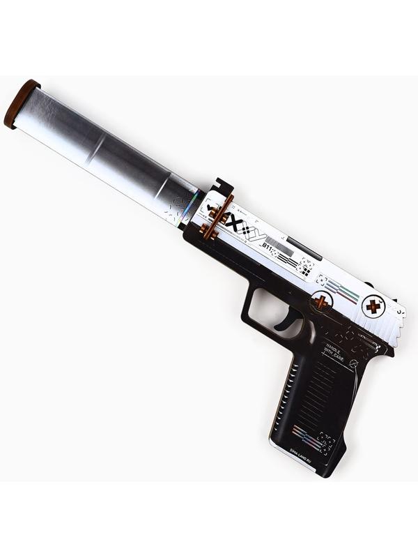 Деревянное оружие, детское сувенирное «Белый поток», пистолет, 32 х 14 см