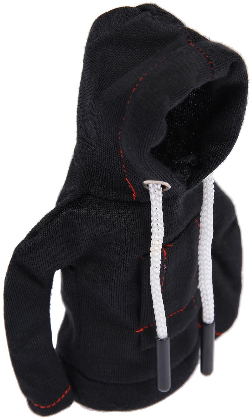 Чехол на рычаг кпп, худи, чёрный, полиэстер