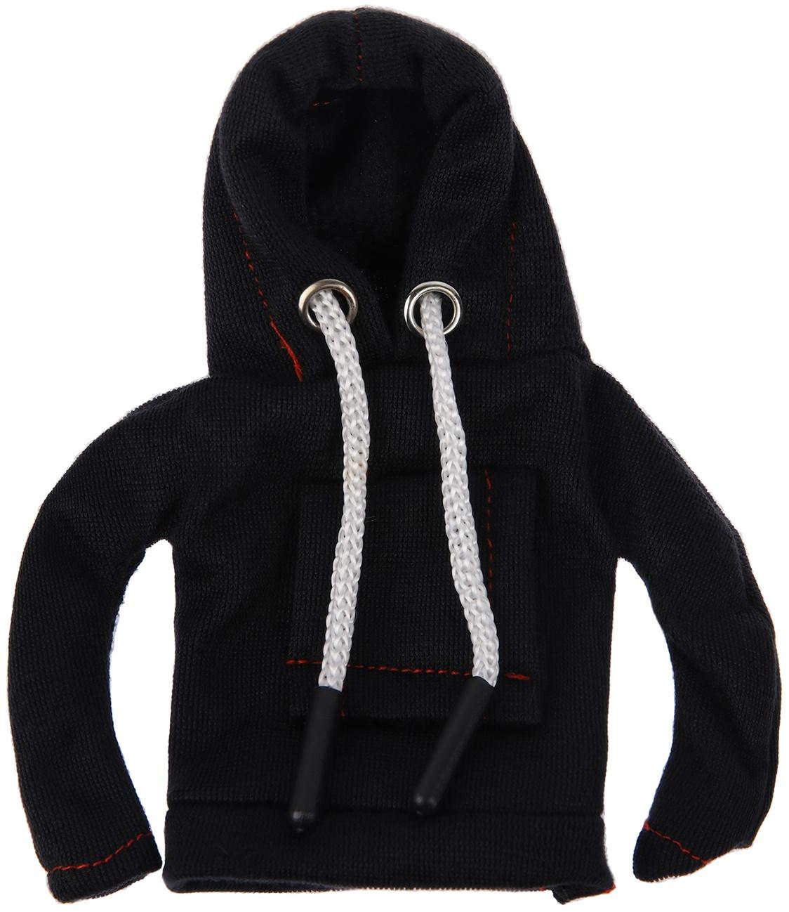 Чехол на рычаг кпп, худи, чёрный, полиэстер