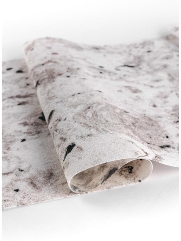 Гибкий камень Dalmatian Marble 950х550х1,25 в упаковке 10 листов 5,22 кв.м