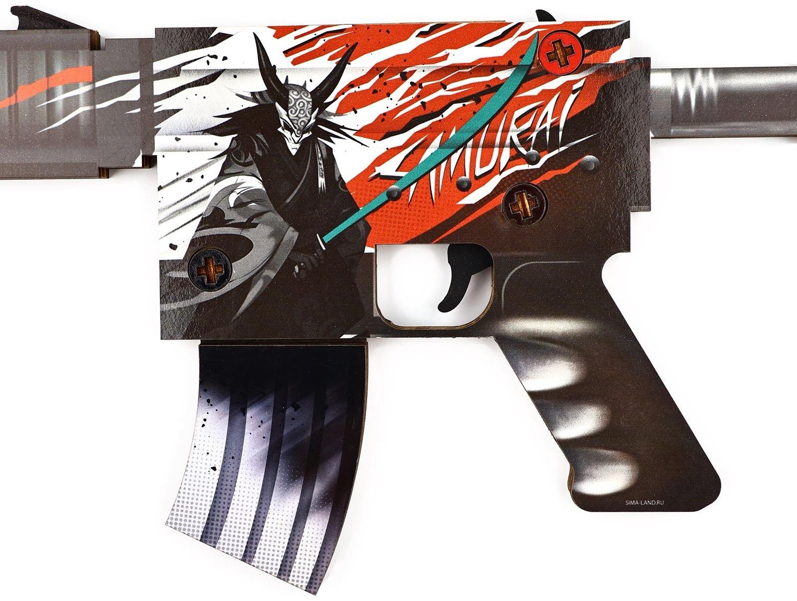 Деревянное оружие, детское сувенирное «Некромантика», автомат, пистолет, нож-штык, набор 3 шт.