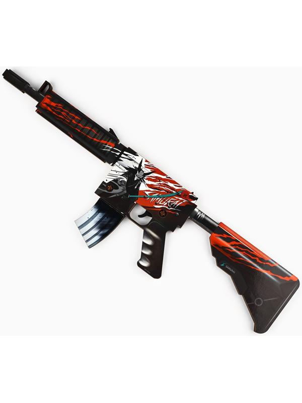 Деревянное оружие, детское сувенирное «Некромантика», автомат, пистолет, нож-штык, набор 3 шт.