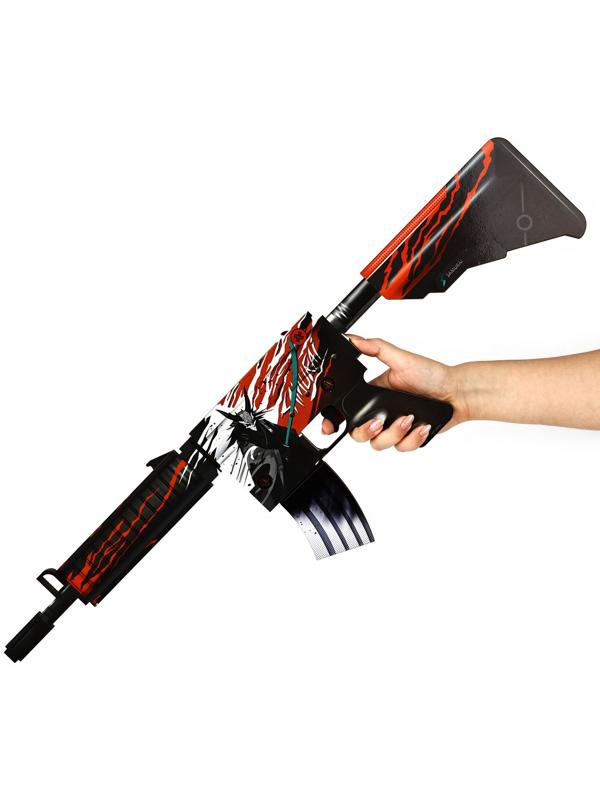 Деревянное оружие, детское сувенирное «Некромантика», автомат, пистолет, нож-штык, набор 3 шт.