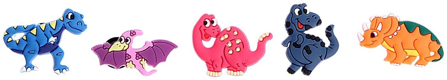 Набор джибитсов «Динозаврики», 5 шт.