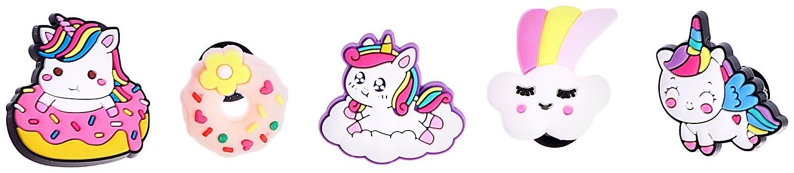 Набор джиббитсов «Единорожки», 5 шт.