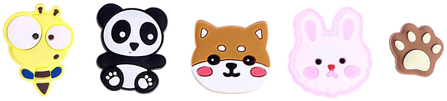 Набор джибитсов «Зверушки», 5 шт.