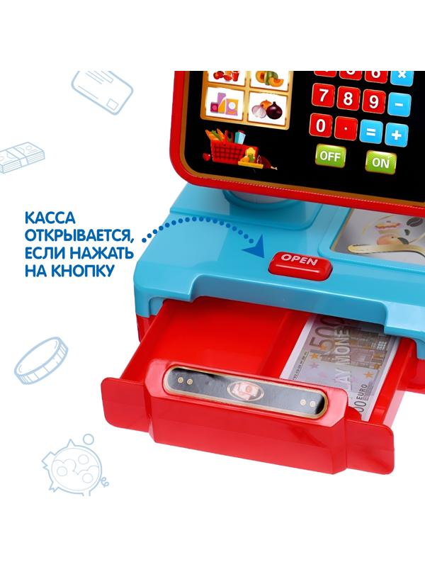Кассса-калькулятор «Мой магазин», звук, свет